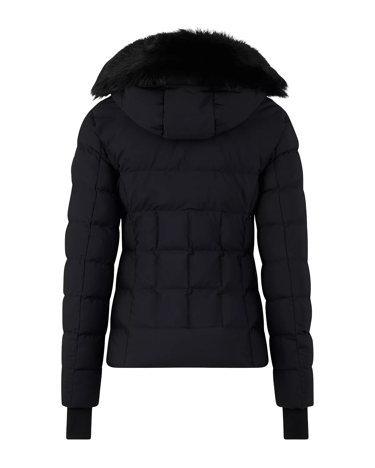 Betta Shearling Trim Down Puffer Jacket - 7