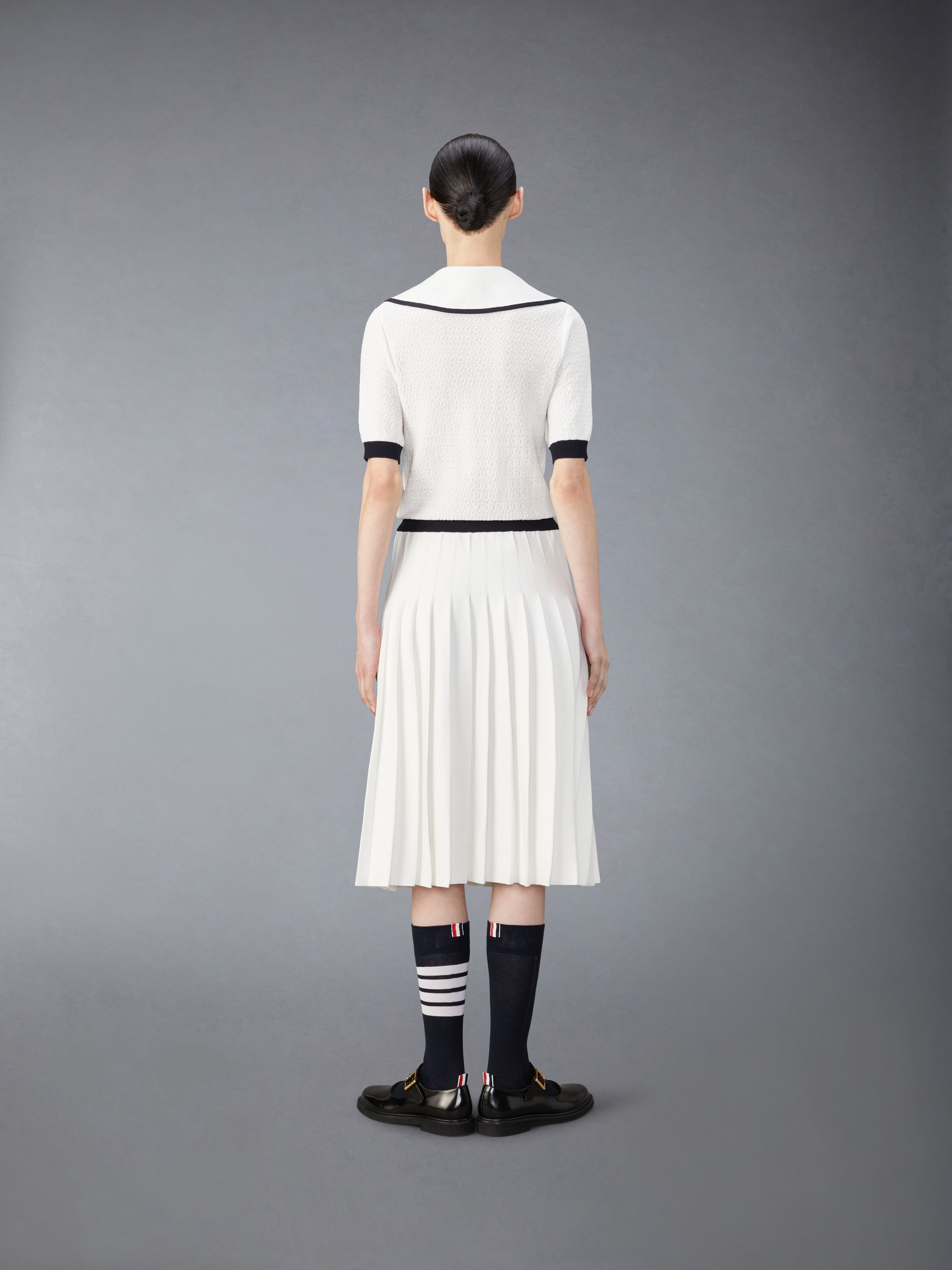 Cotton Pointelle Dress - 3