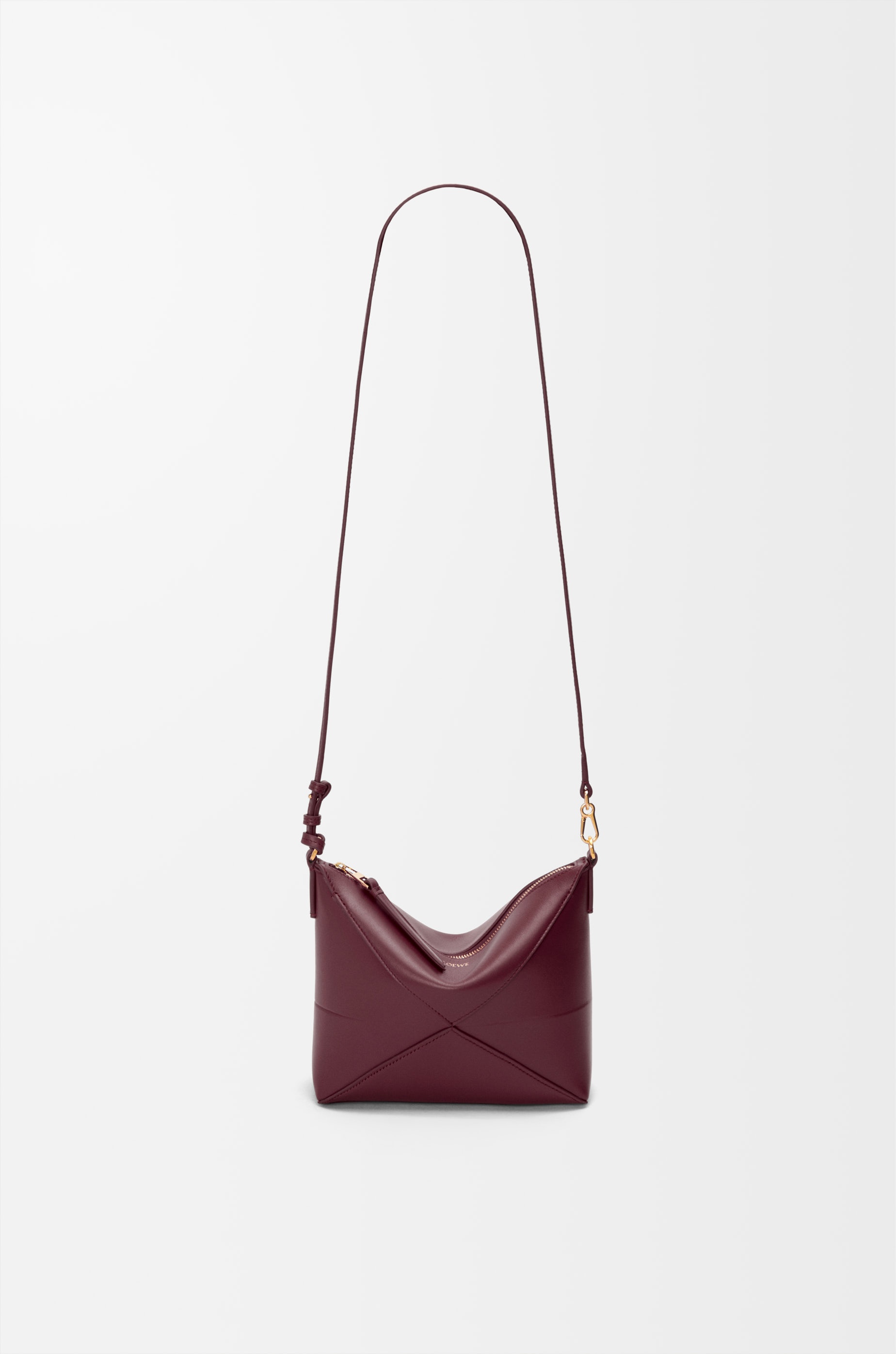 Puzzle Fold pouch in shiny nappa calfskin - 7