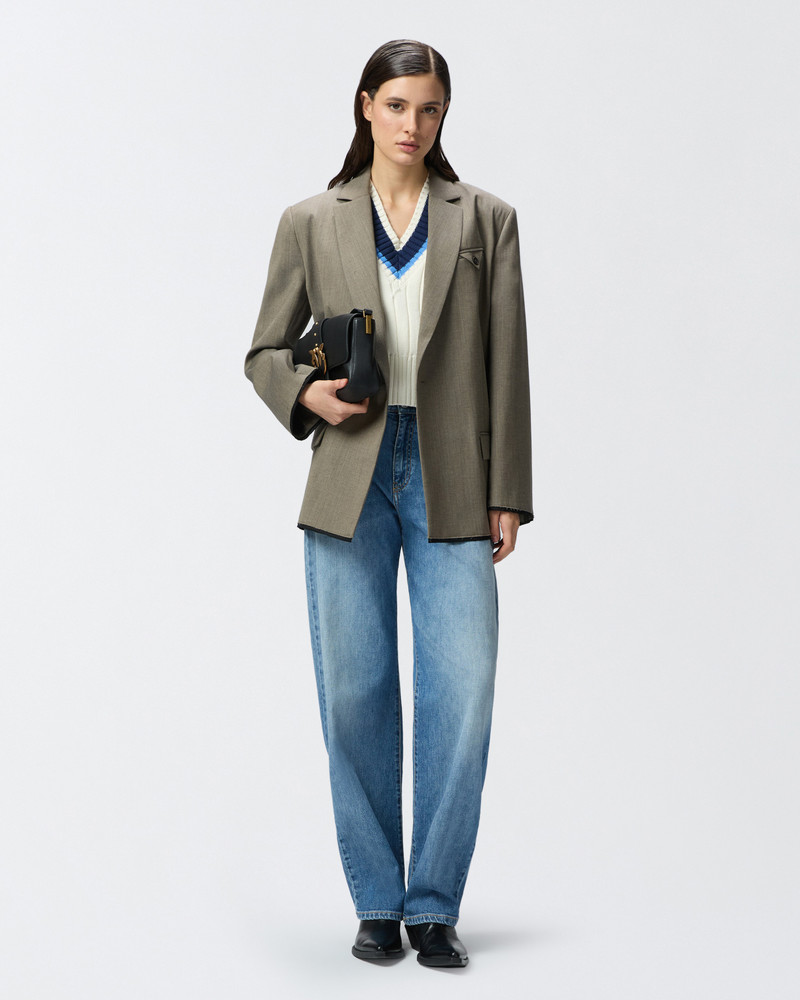 VARSITY-STYLE KNIT VEST WITH EMBROIDERY 3