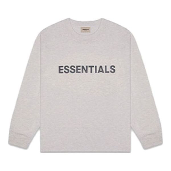 Fear of God Essentials FW20 Long Sleeve Tee 'Oatmeal' 0125250500233260 - 1