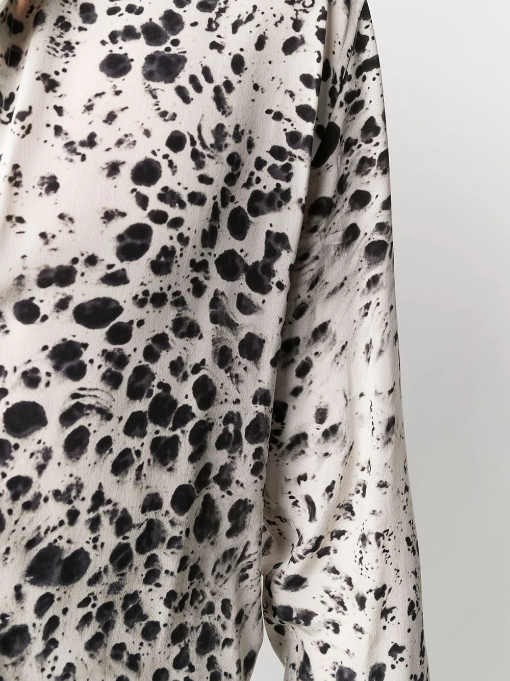 snow-leopard print shirt - 5