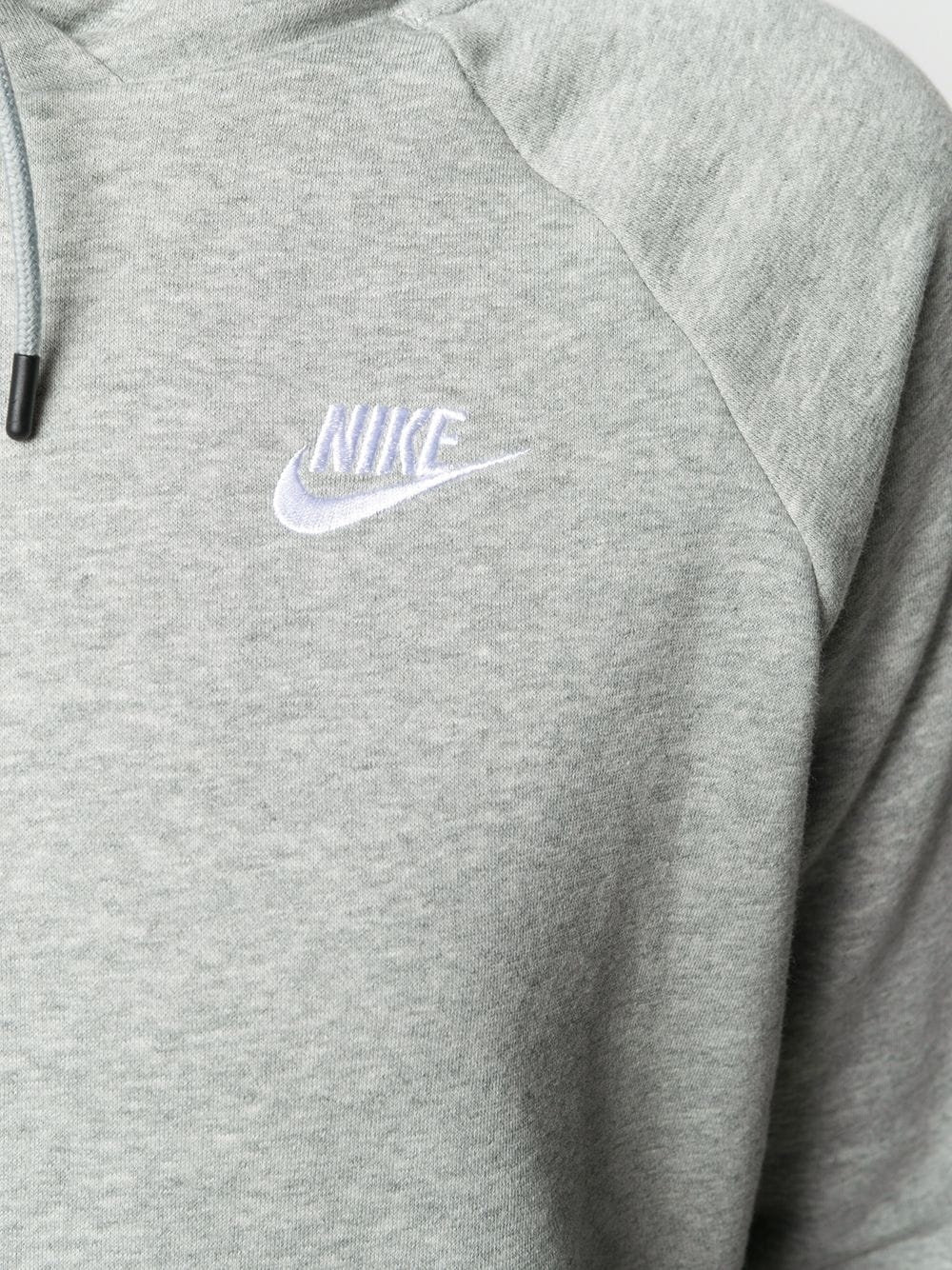 embroidered Swoosh logo hoodie - 5