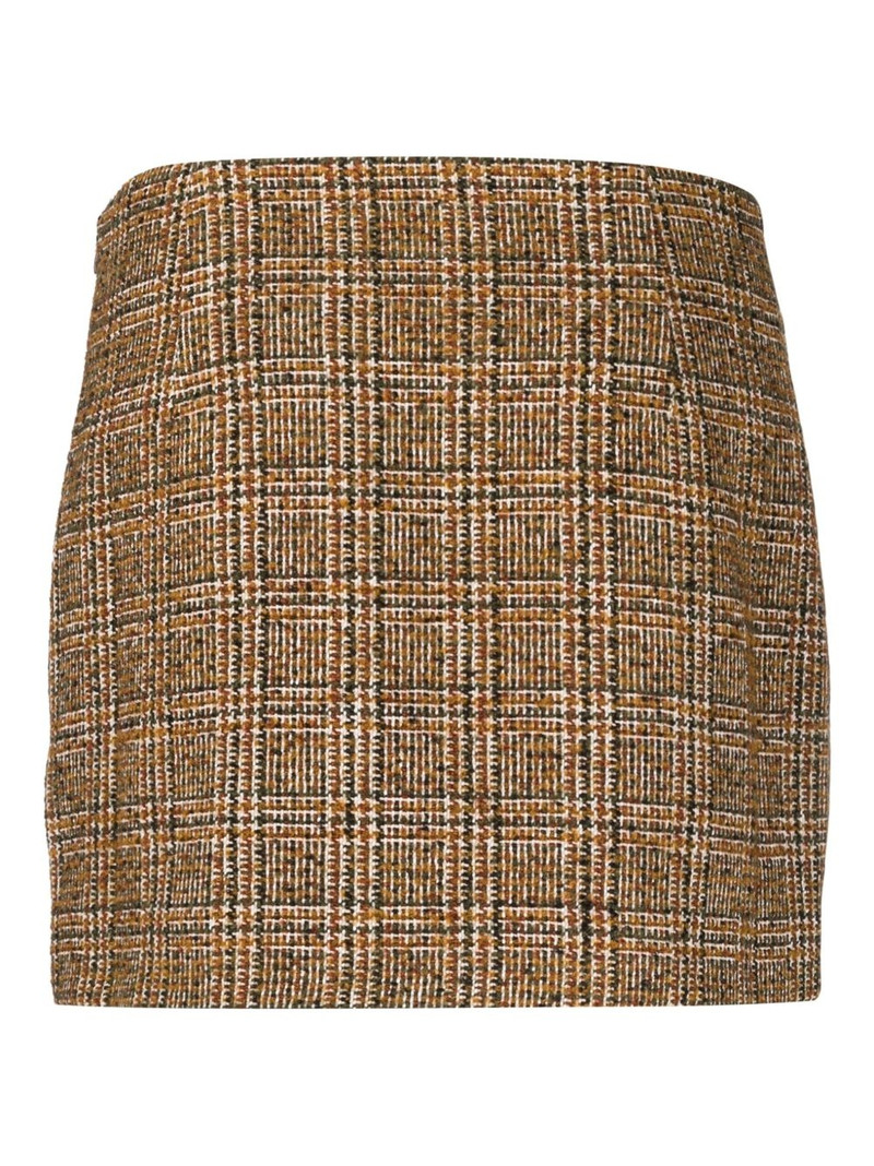 Rodebjer Seine checkered miniskirt outlook