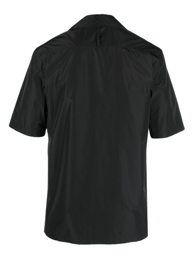 FERRAGAMO Black Short-Sleeve Button-Up Shirt outlook