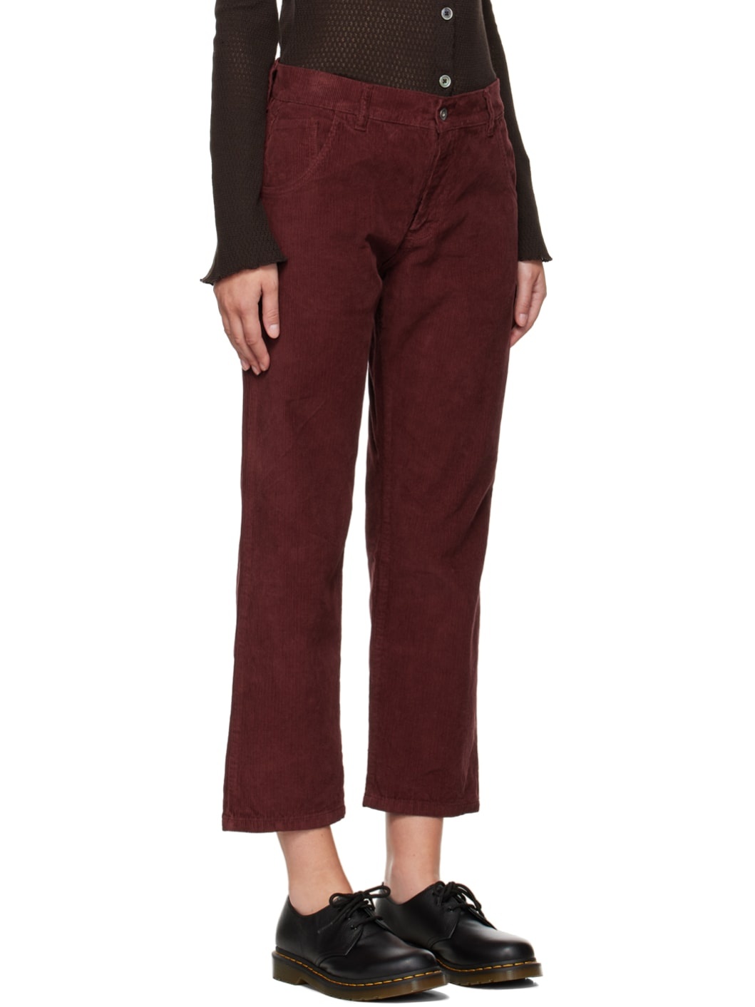 Burgundy Geanie Trousers - 2