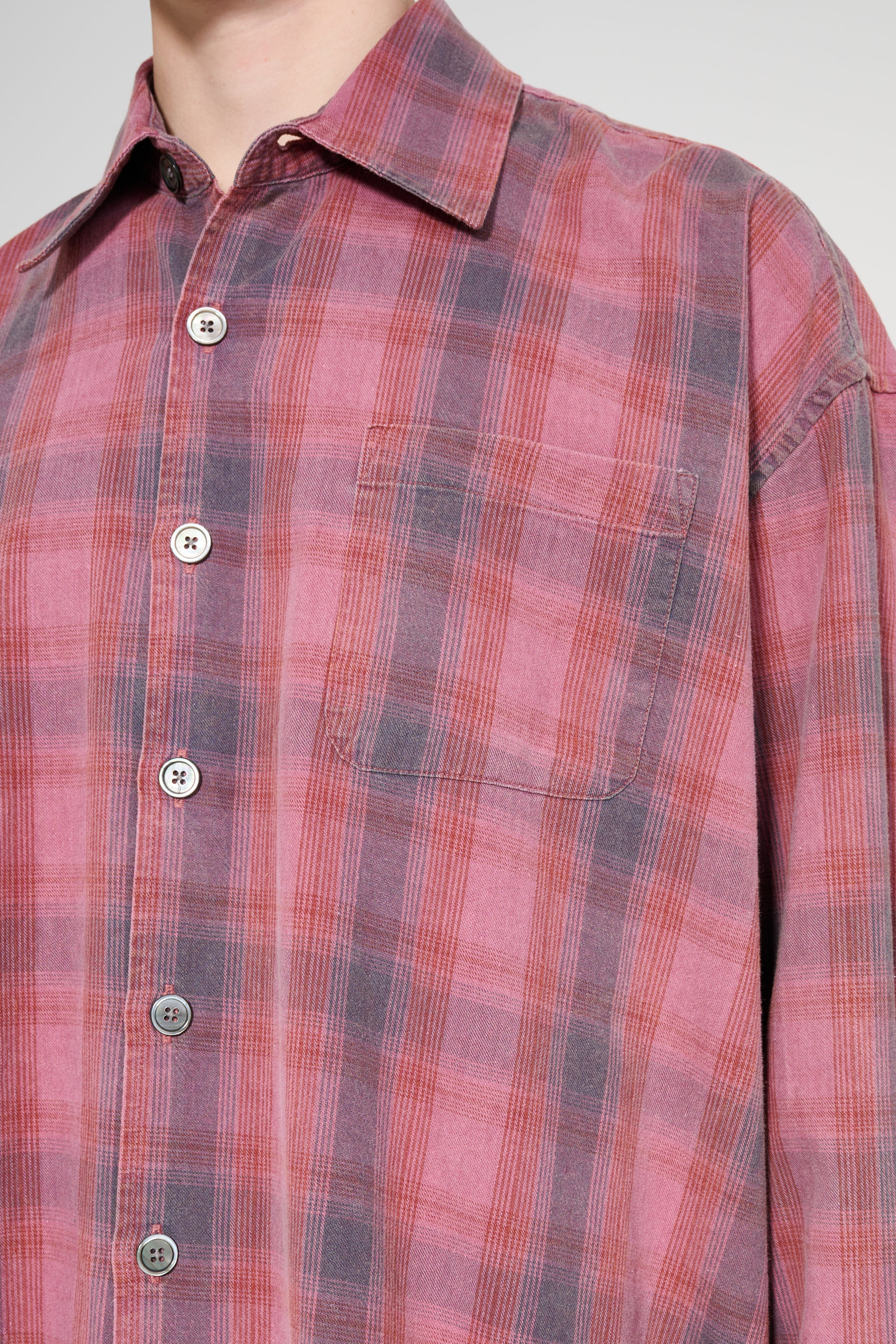 OUR LEGACY BORROWED SHIRT IDAHO FLANNEL CHECK - 5