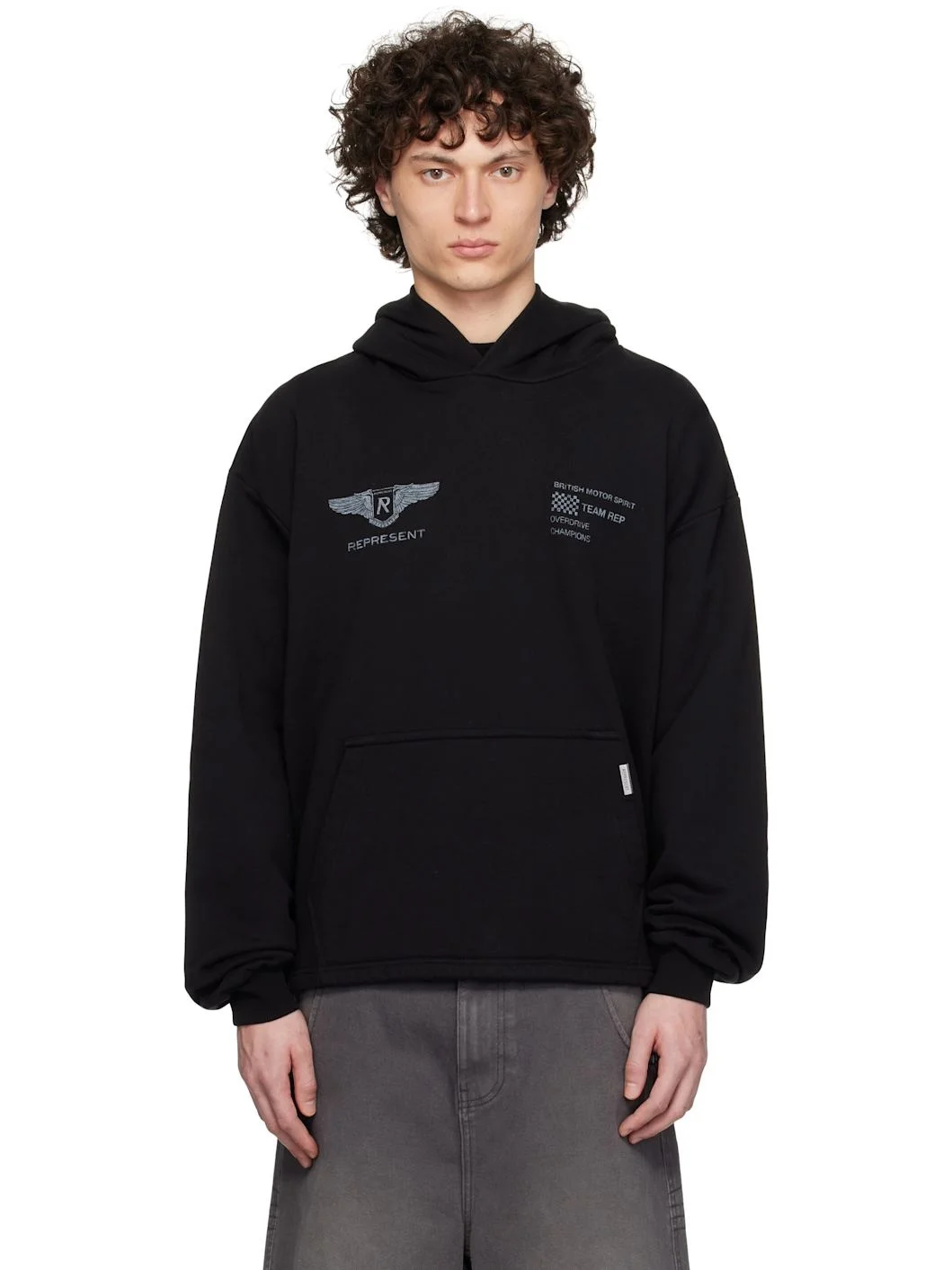 Black 'Team Rep' Hoodie - 1