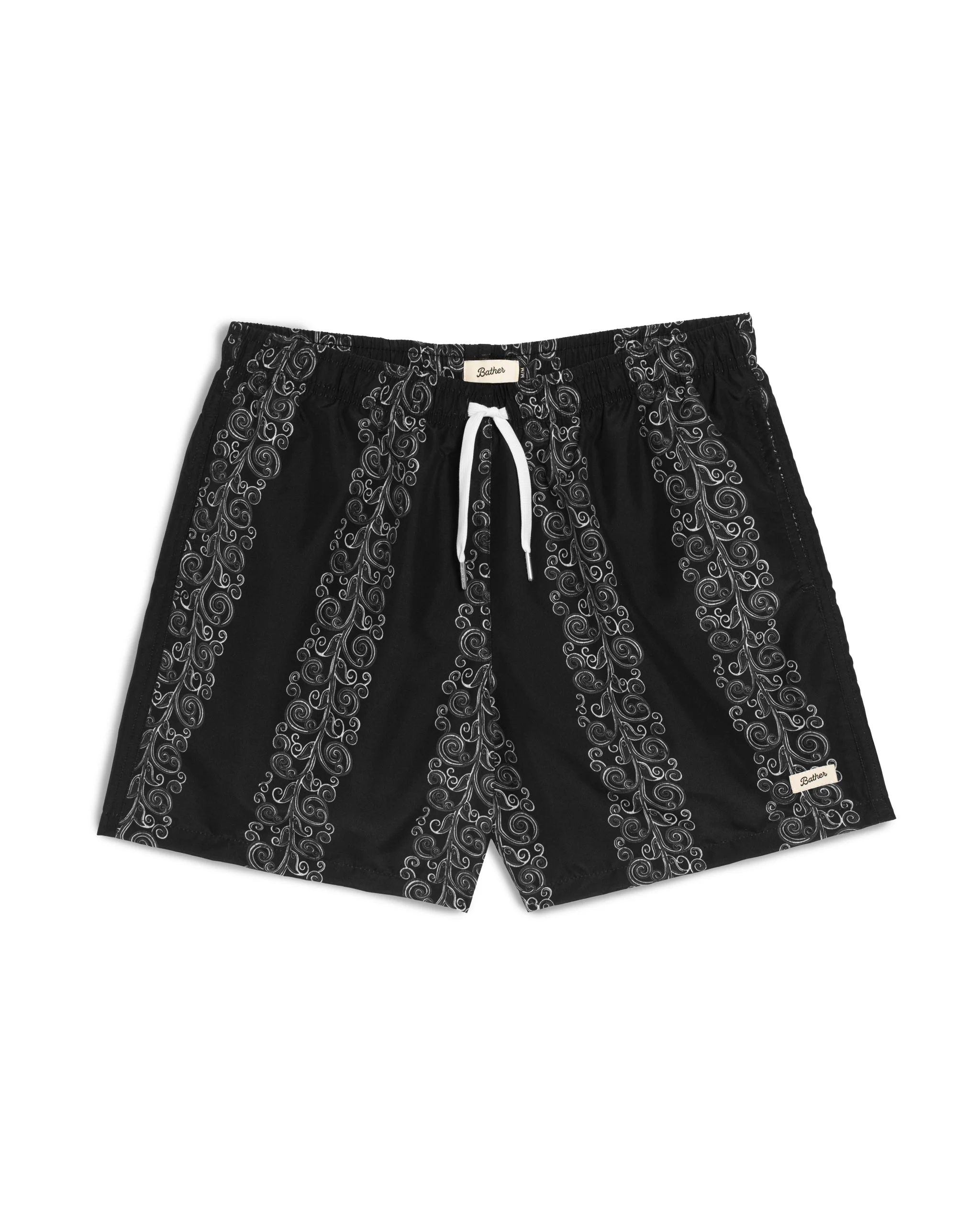 Black Fiesta Swim Trunk - 1