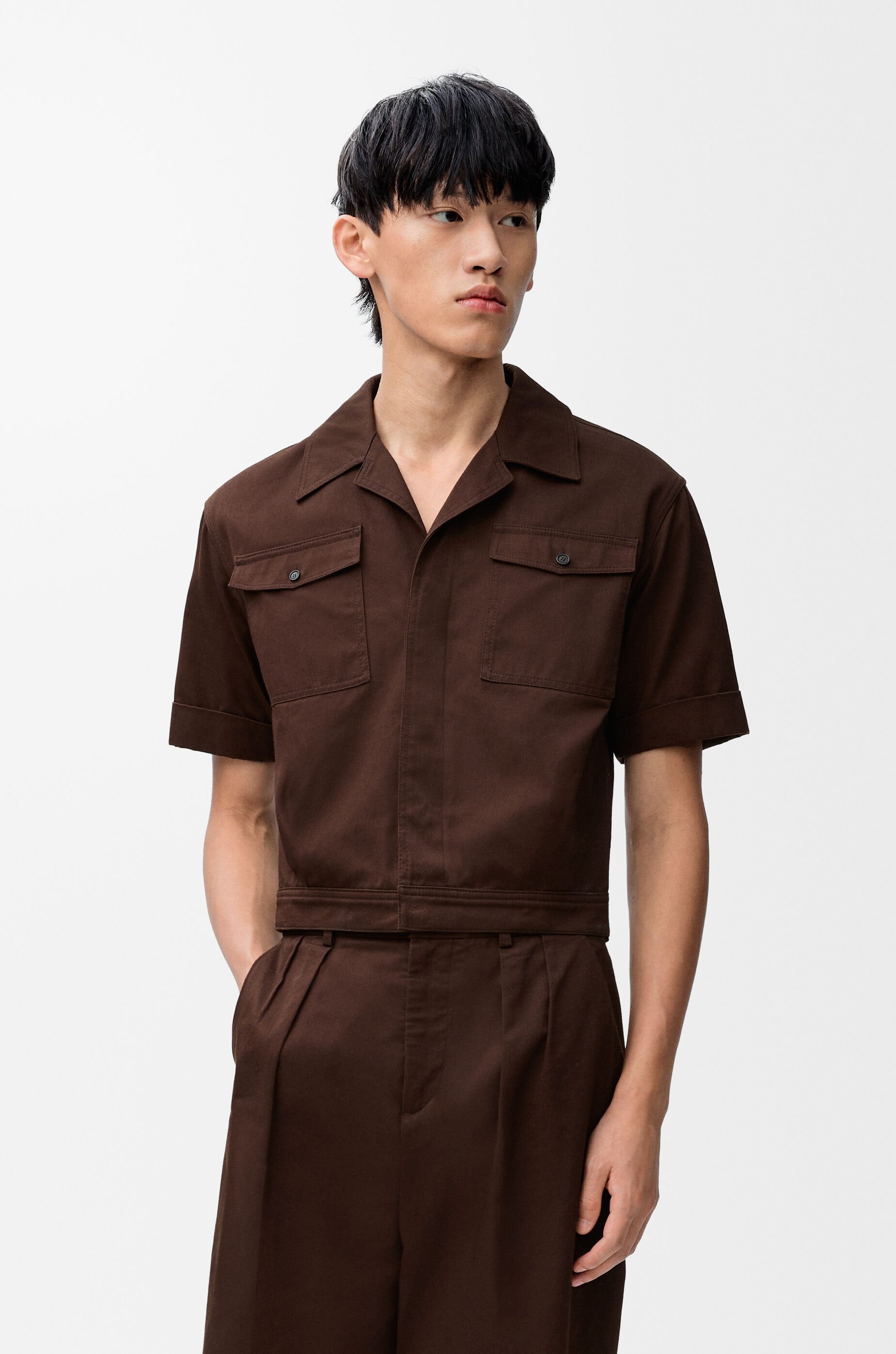 Short sleeve shirt in cotton - 3