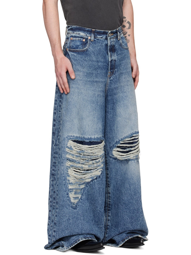 Blue Distressed Jeans 2