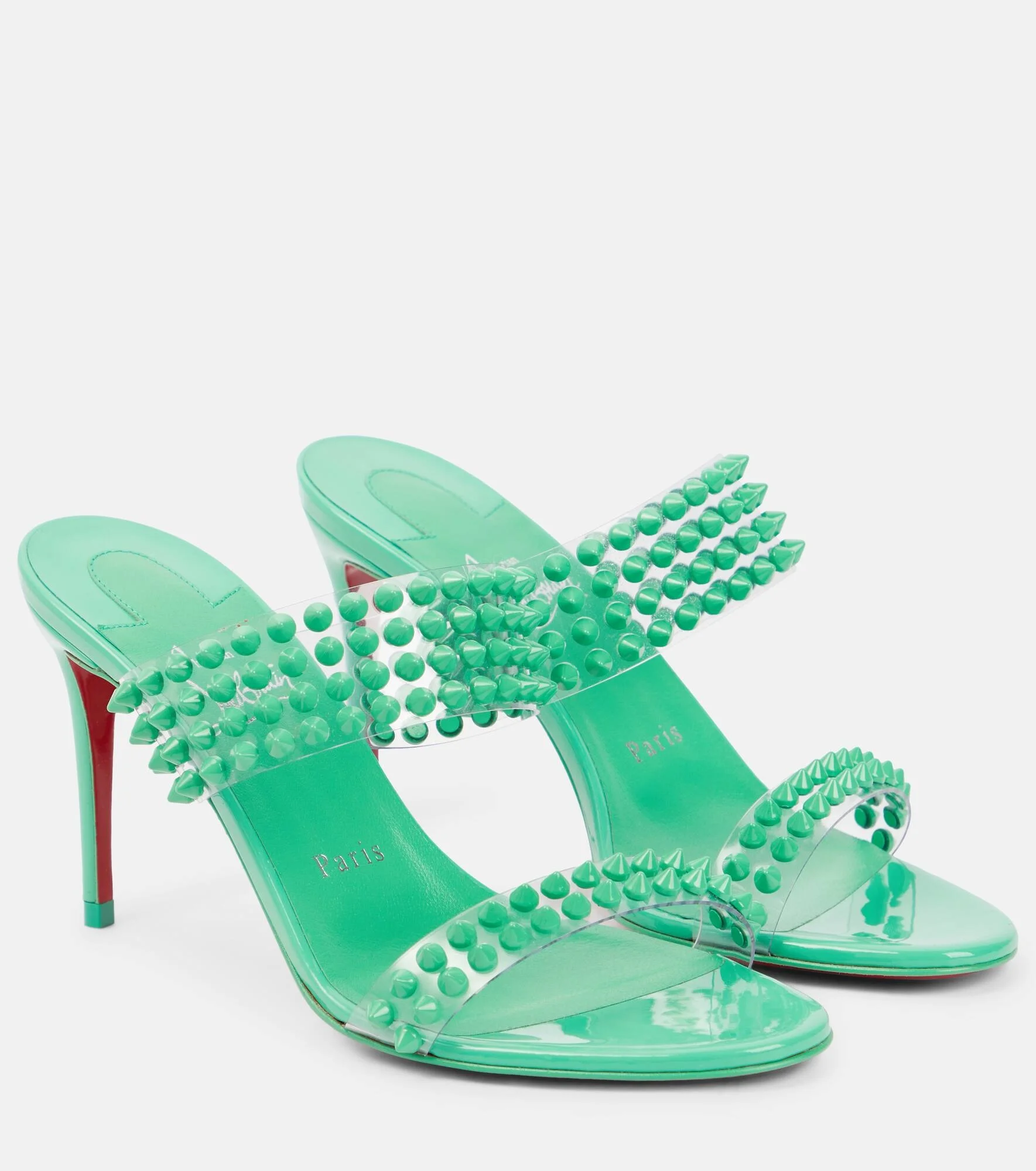Spike Only 85 PVC and leather sandals - 1