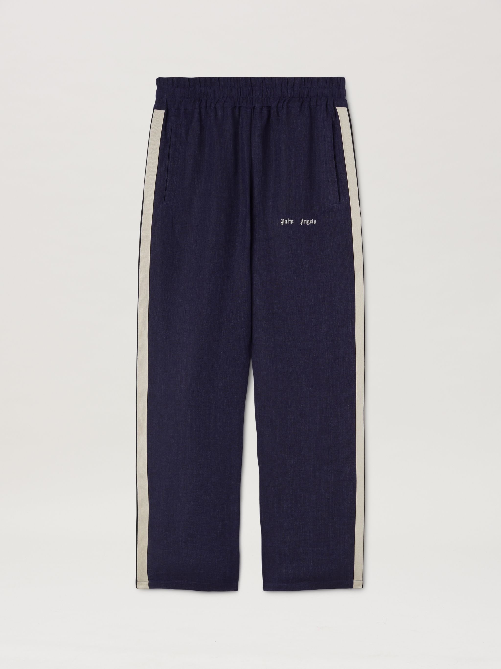 Logo Linen Track Pant - 1