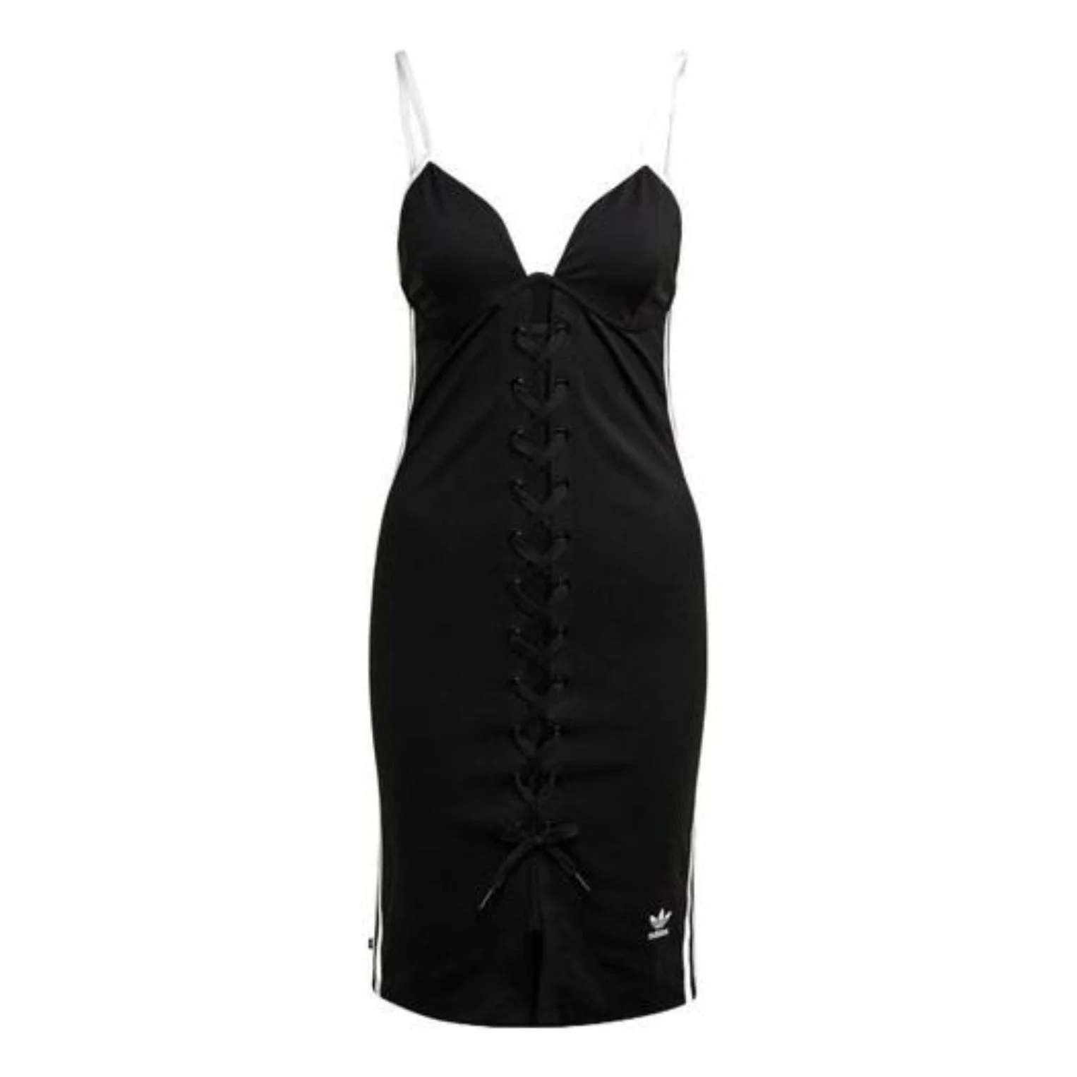 (WMNS) adidas Always Original Laced Strap Dress 'Black' HK5084 - 1