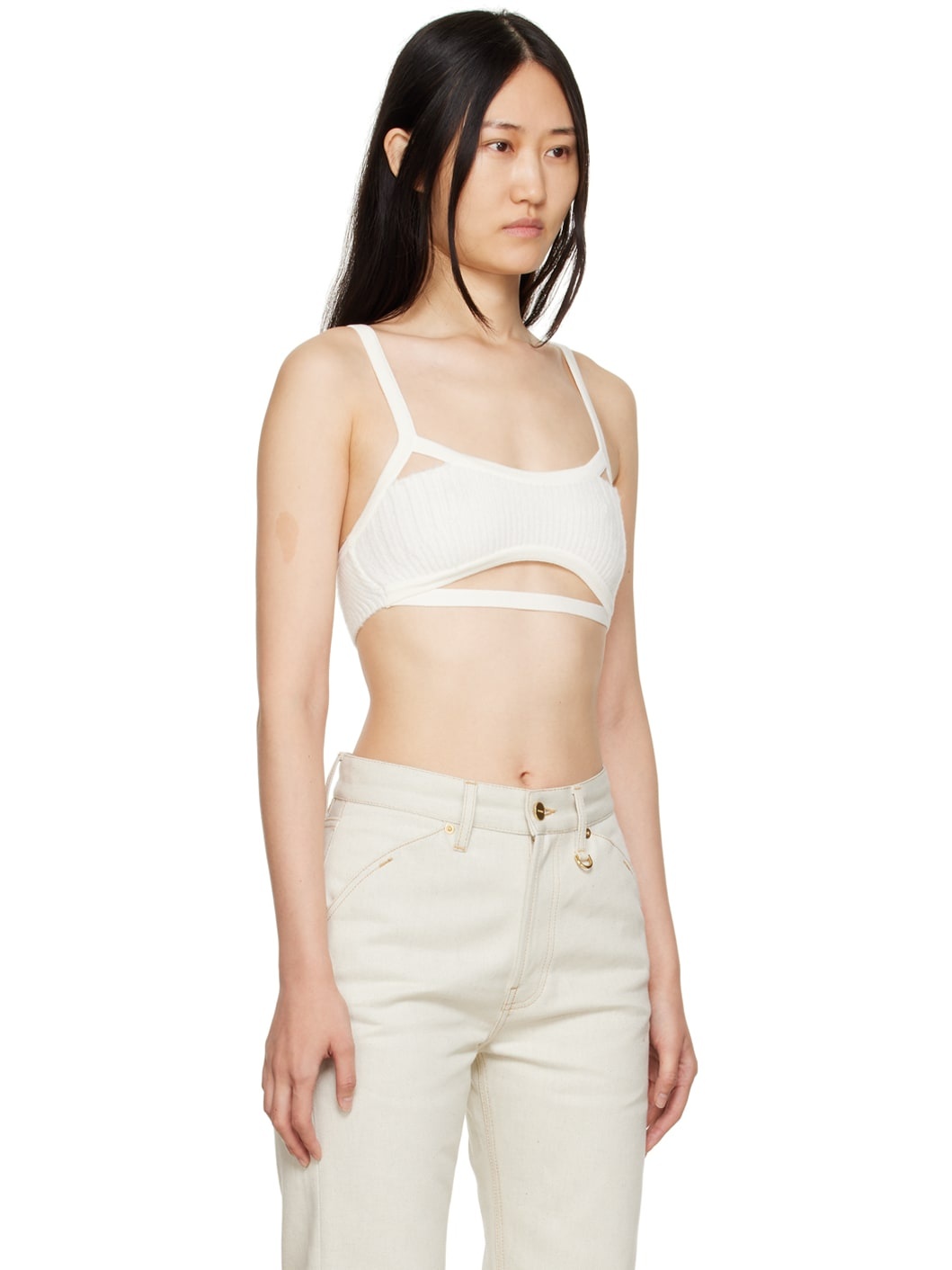 White 'Le Bandeau Bellinu' Bra - 2
