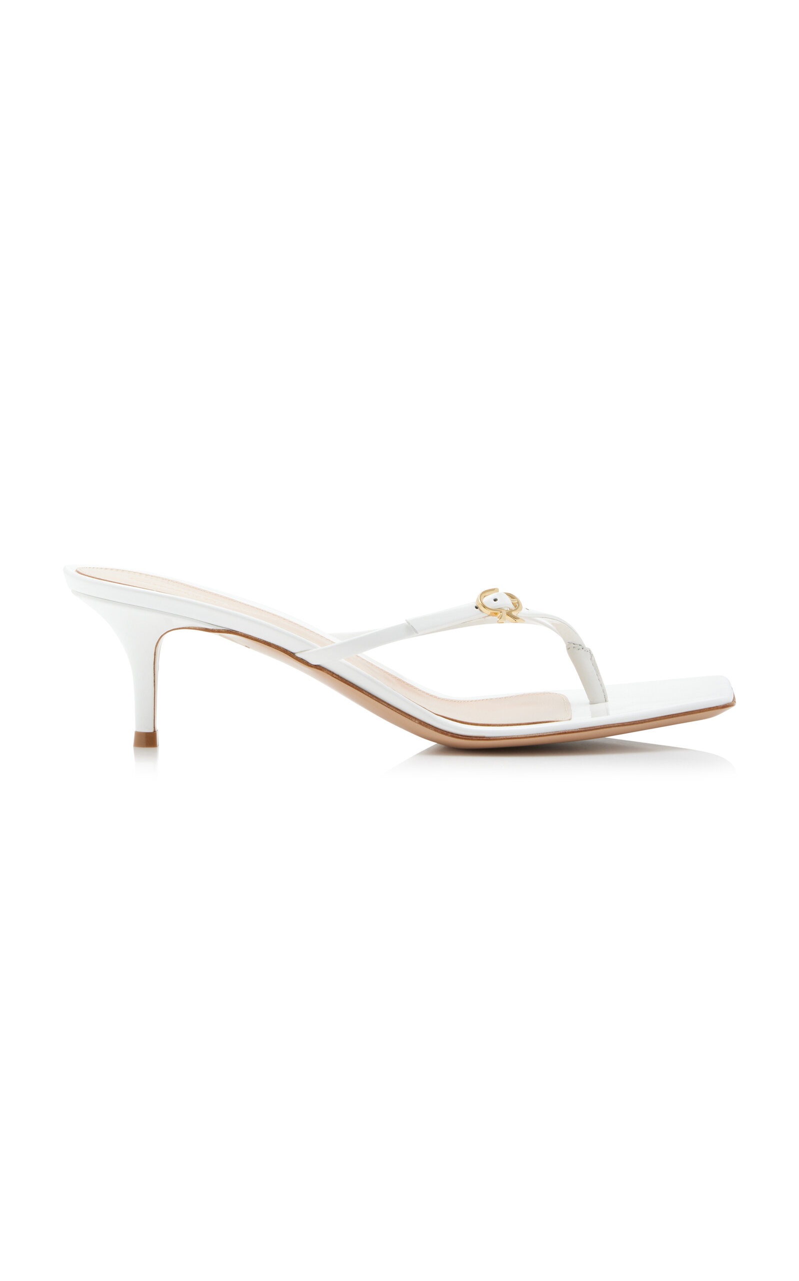 Leather Sandals white - 1