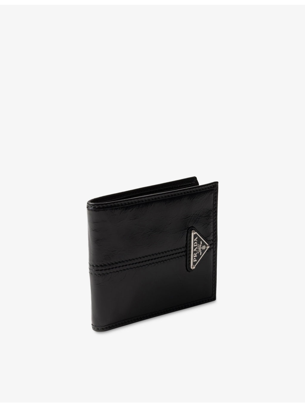 Brand-Plaque Leather Wallet - 2