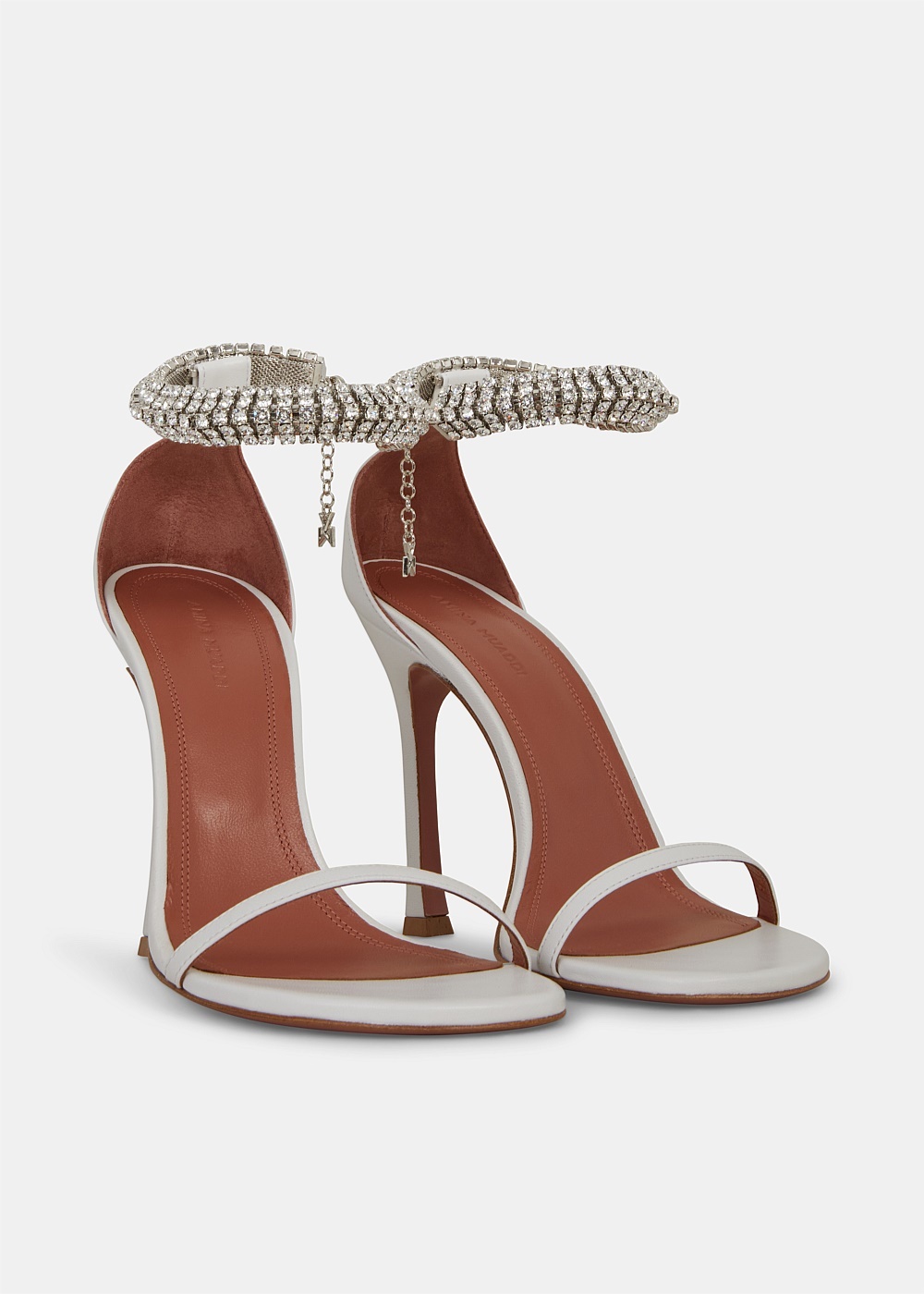 White Nappa Iman Sandals - 2