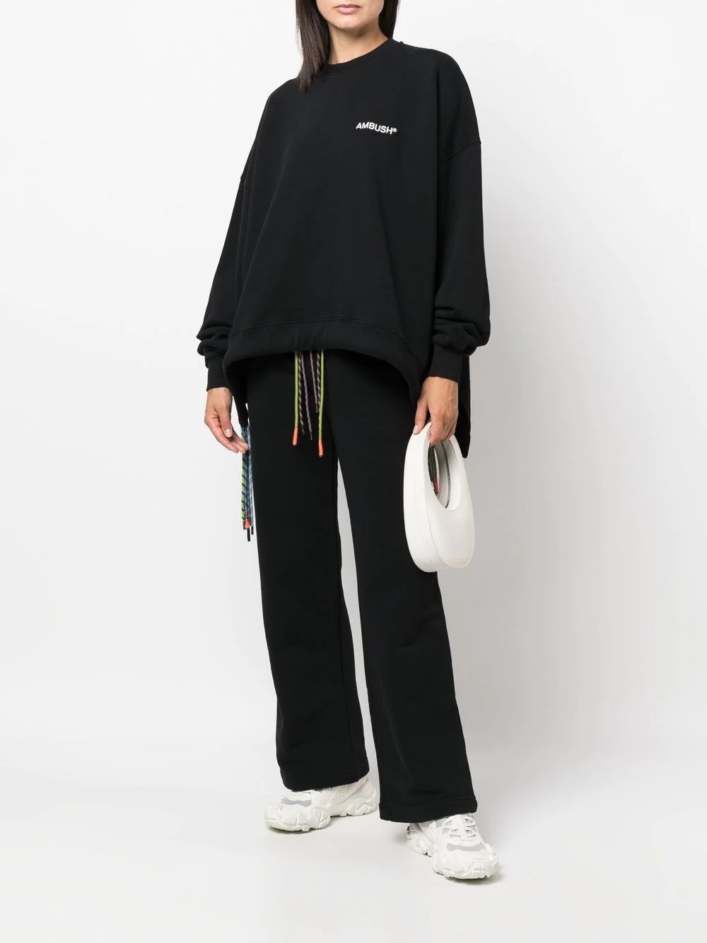 multicord flared track pants - 2