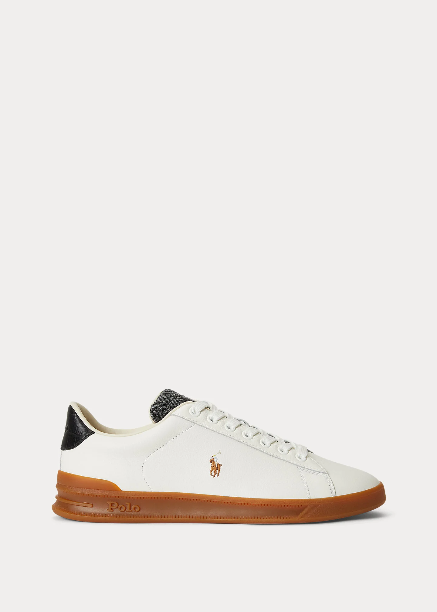 Heritage Court II Leather-Tweed Sneaker - 1