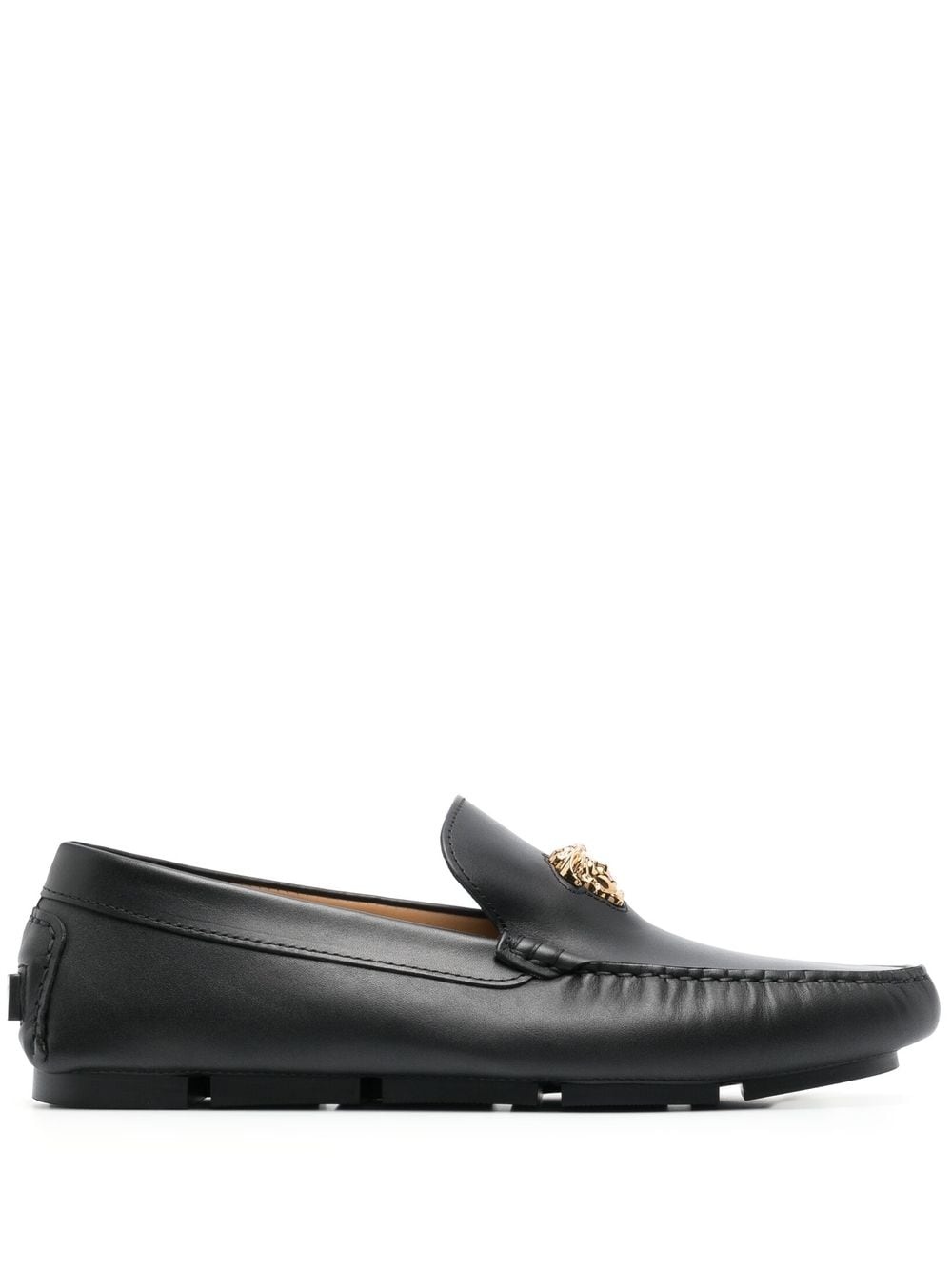 Medusa Head leather loafers - 1