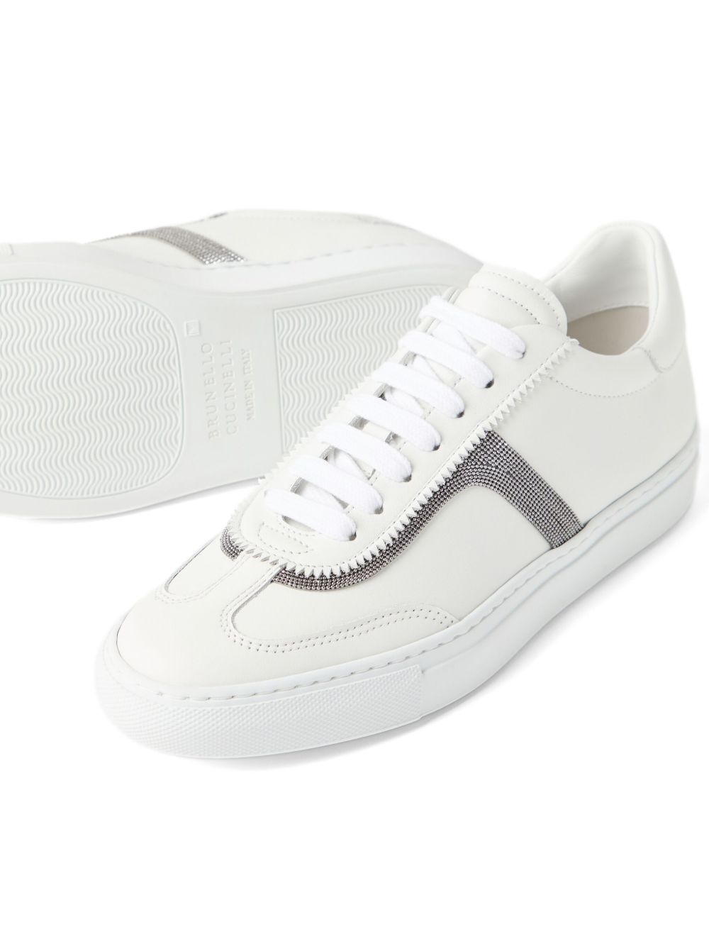 leather sneakers - 4
