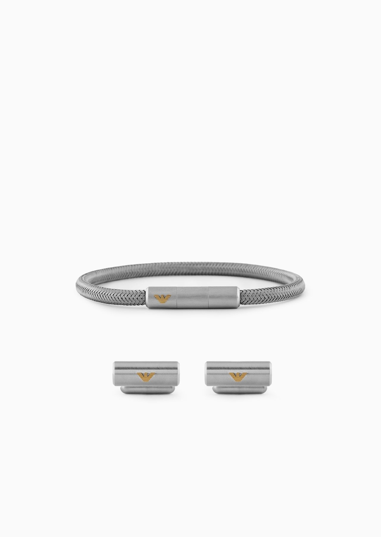 Stainless Steel Bracelet and Cufflinks Set - 1