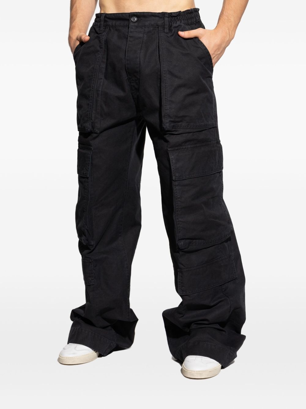 multi-pocket cargo trousers - 3