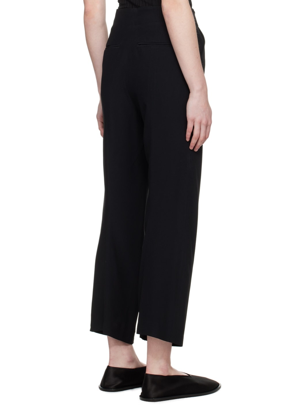 Black Cheval Trousers - 3