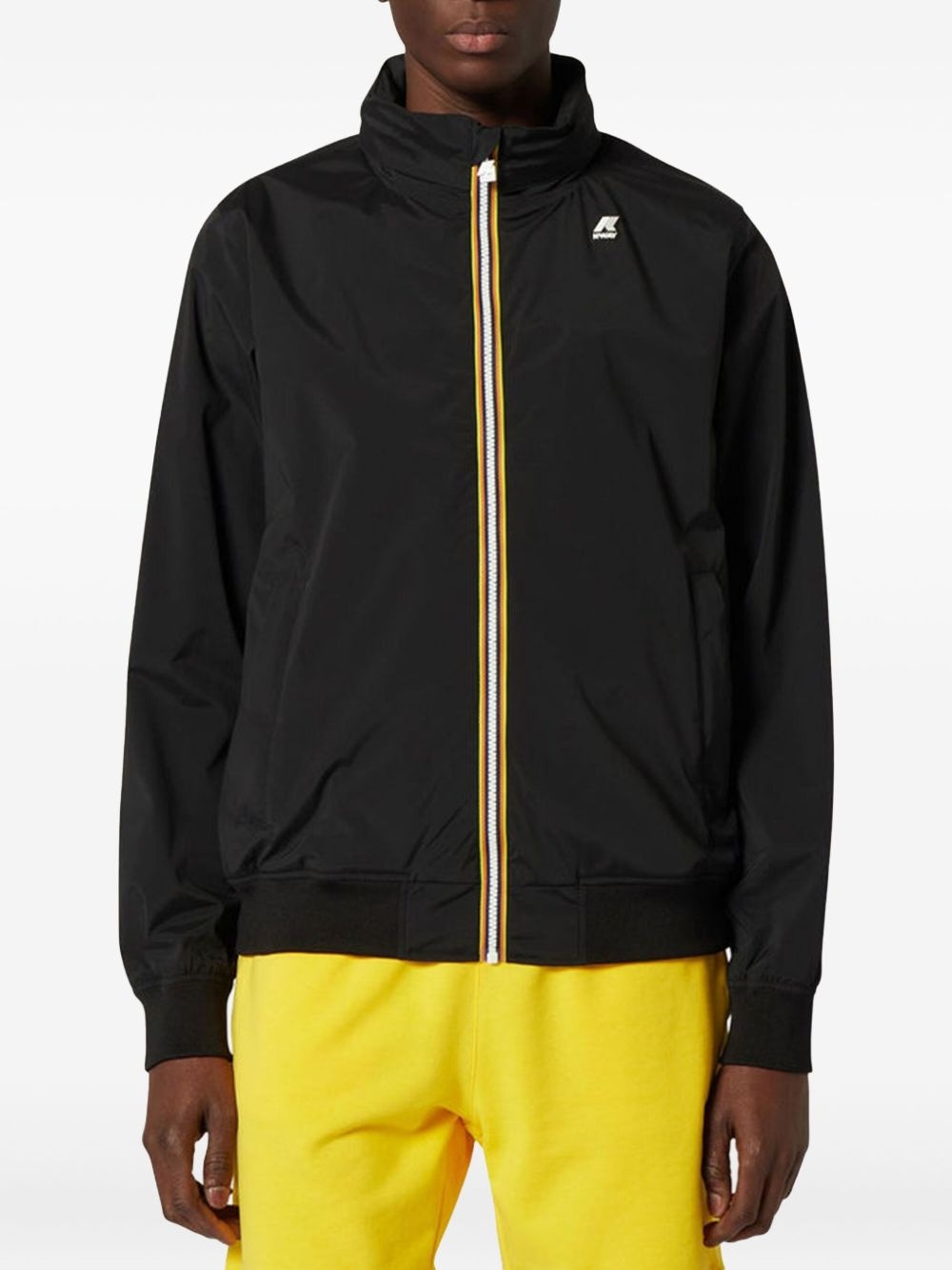 zip-fastening high-neck jacket - 2
