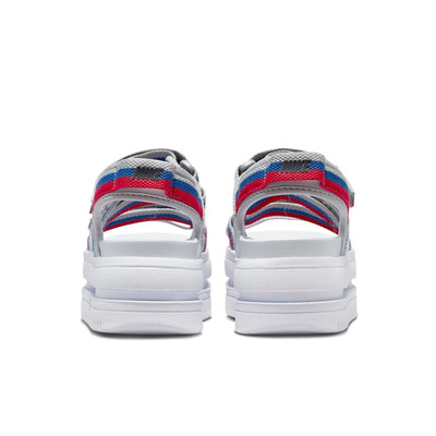 Nike (WMNS) Nike Icon Classic Velcro Thick Sole Stylish Sports White Blue Red Sandals 'White Blue Red' DH outlook