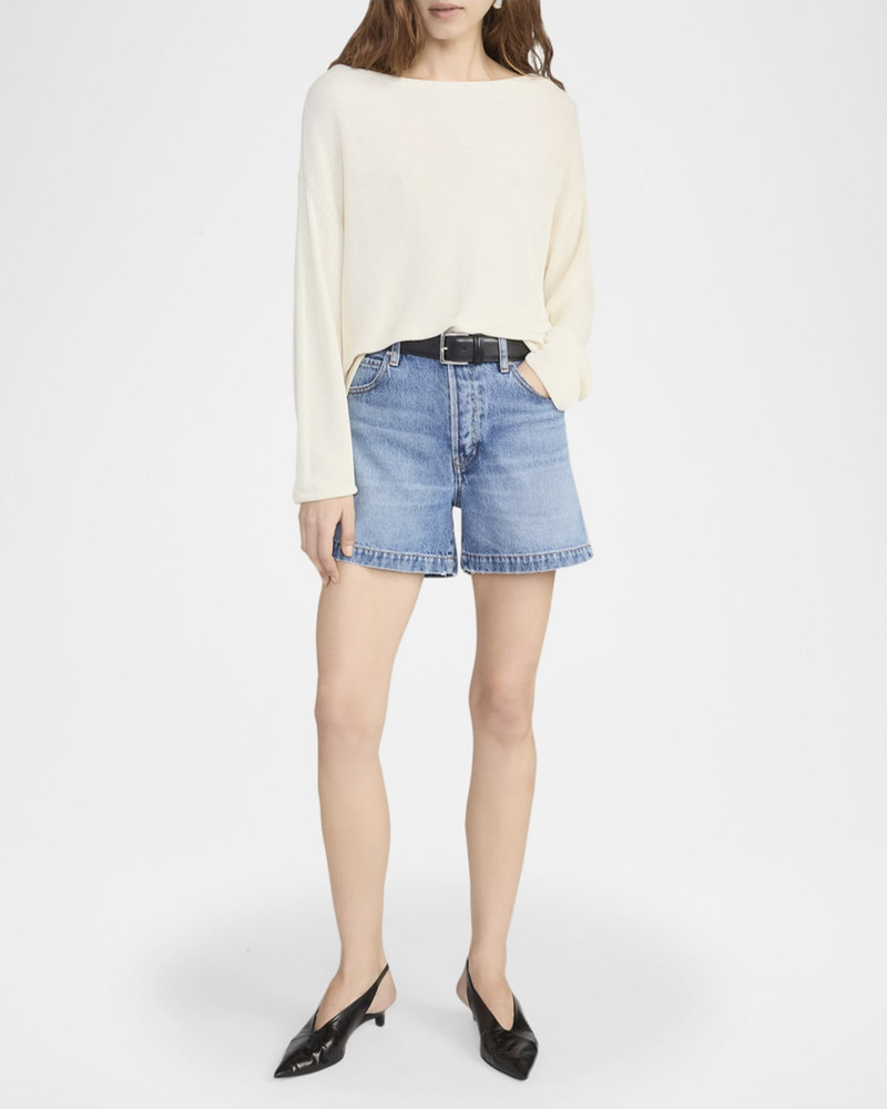 FRAME The Everyday Denim Shorts outlook