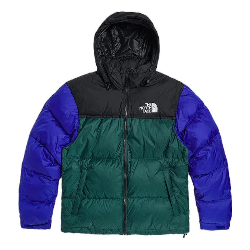 NORTH FACE 1996 Retro Nuptse 700 충분한 포장 재킷 '오렌지 블루 그린'NF0A3C8D-8W1 - 1