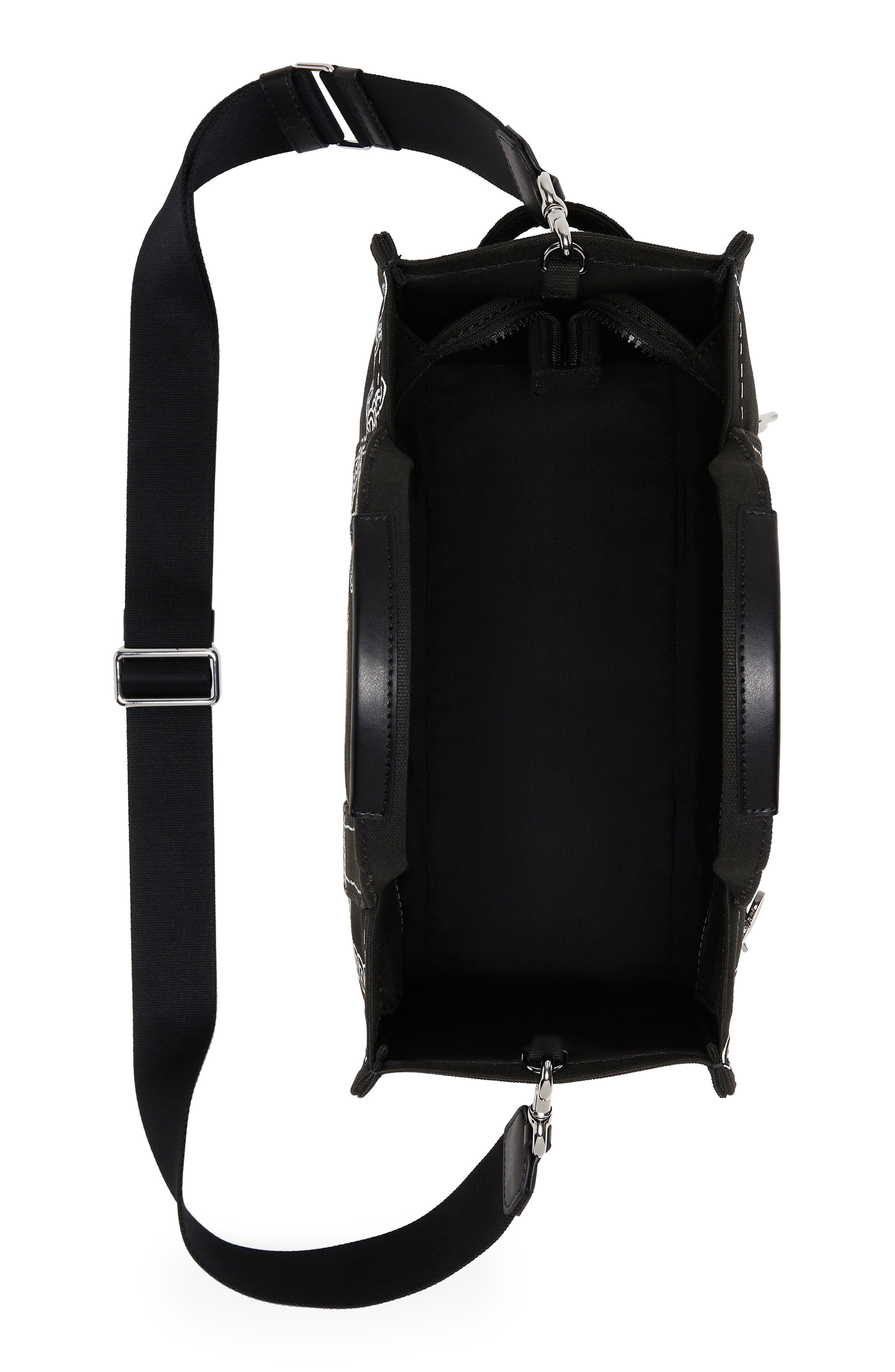 Marc Jacobs The Medium Canvas Tote in Black Multi at Nordstrom - 3