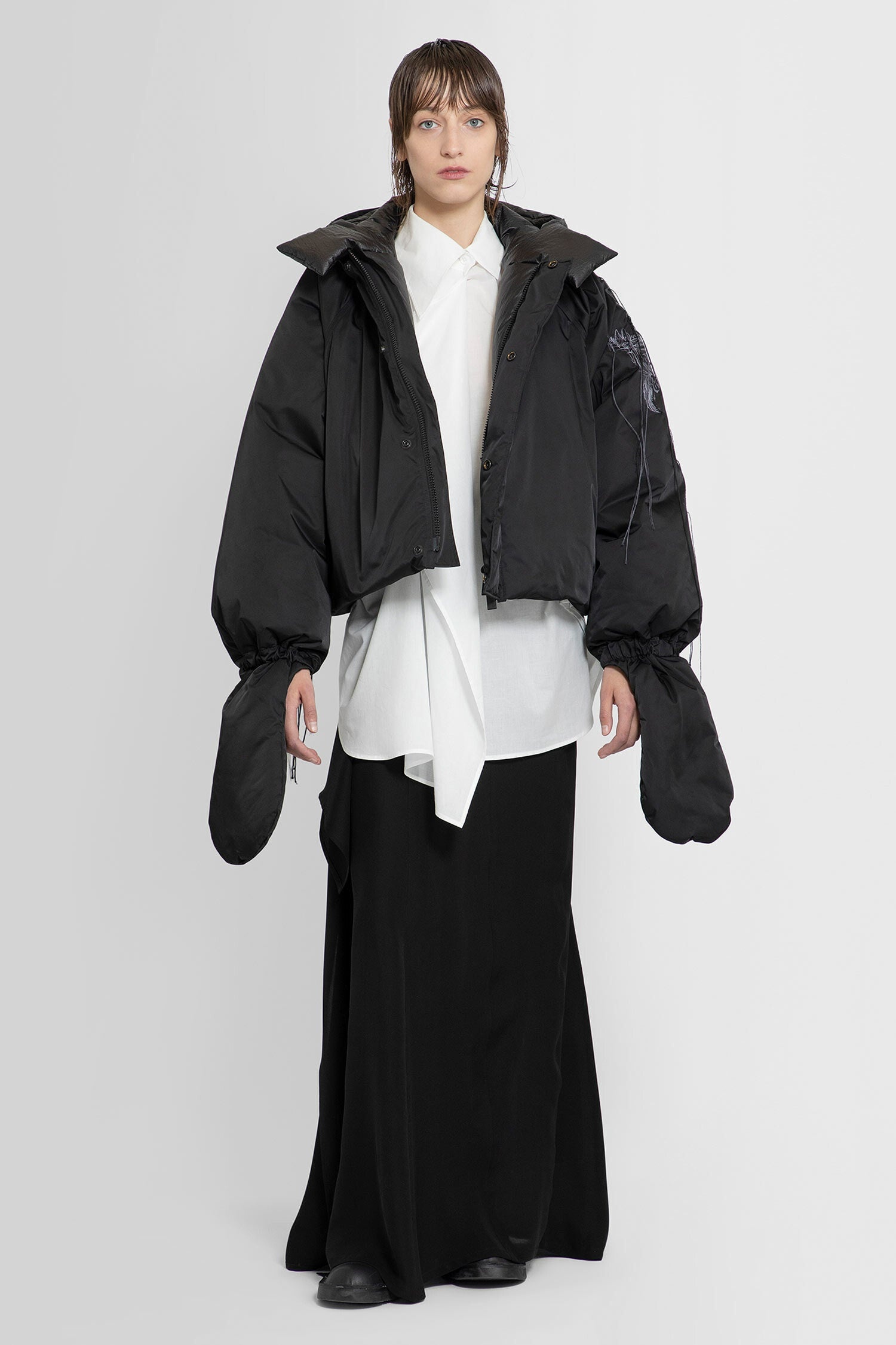 YOHJI YAMAMOTO WOMAN BLACK JACKETS - 6