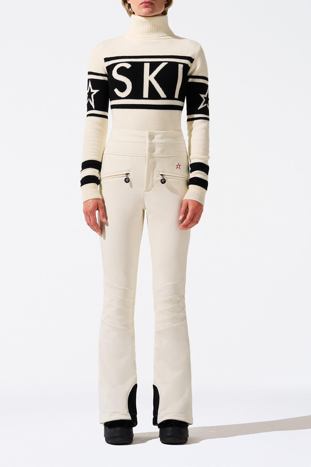 Aurora Flare Ski Pant - Snow White - 2