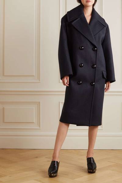 Alaïa Double-breasted wool coat outlook