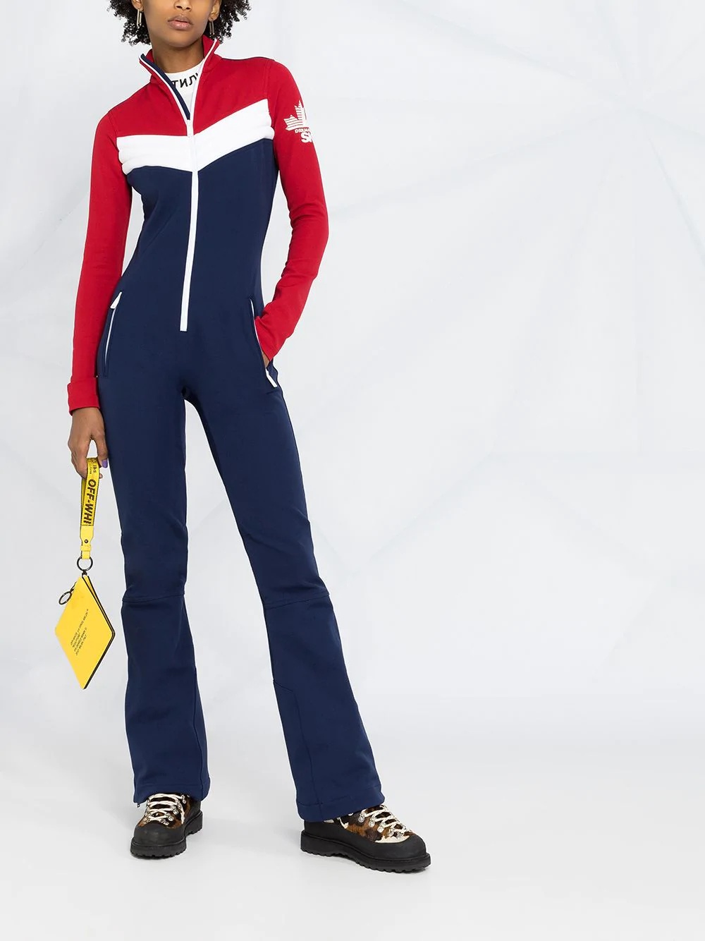 flared ski jumpsuit - 2