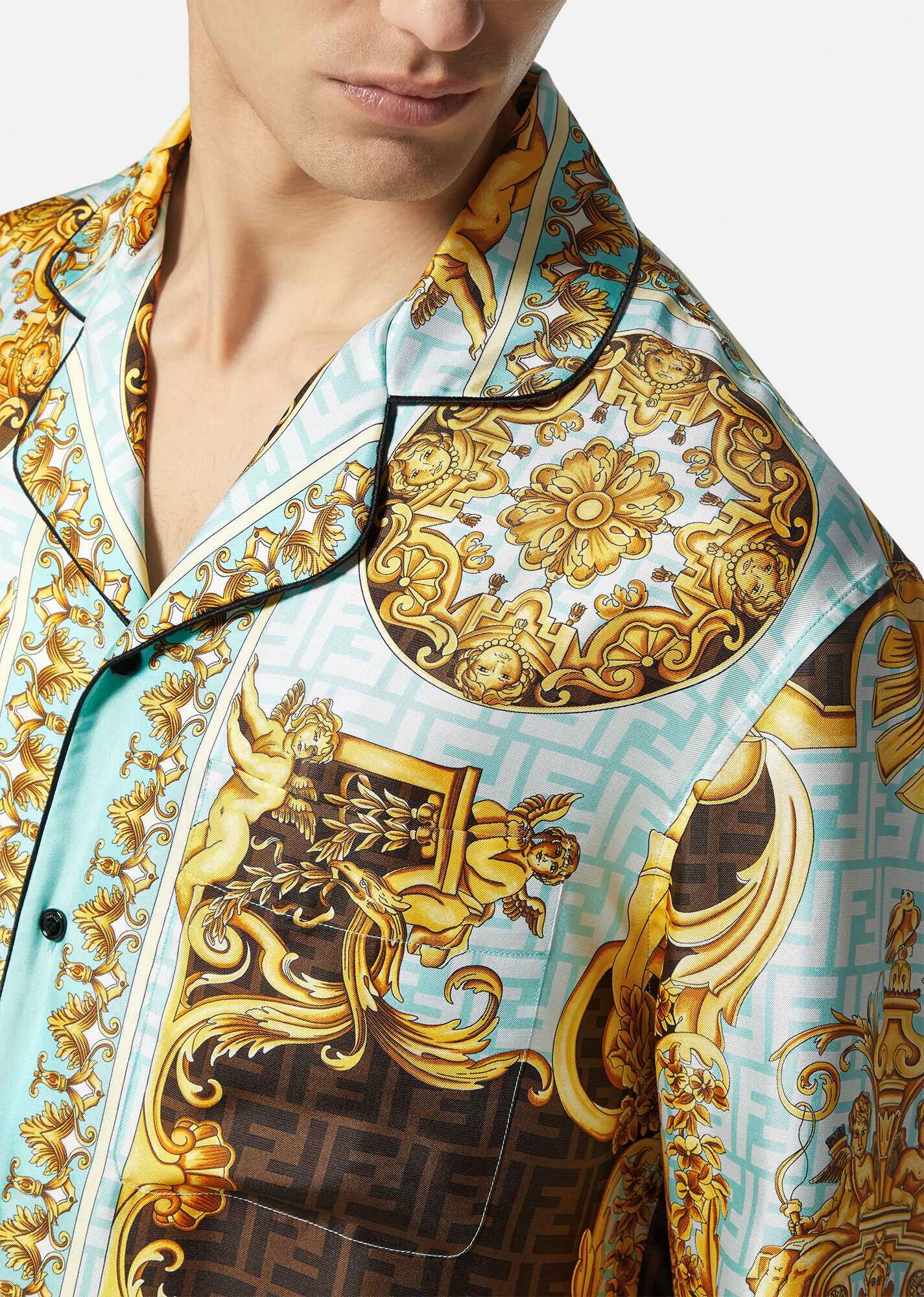 Fendace Gold Baroque Pyjama Top - 5