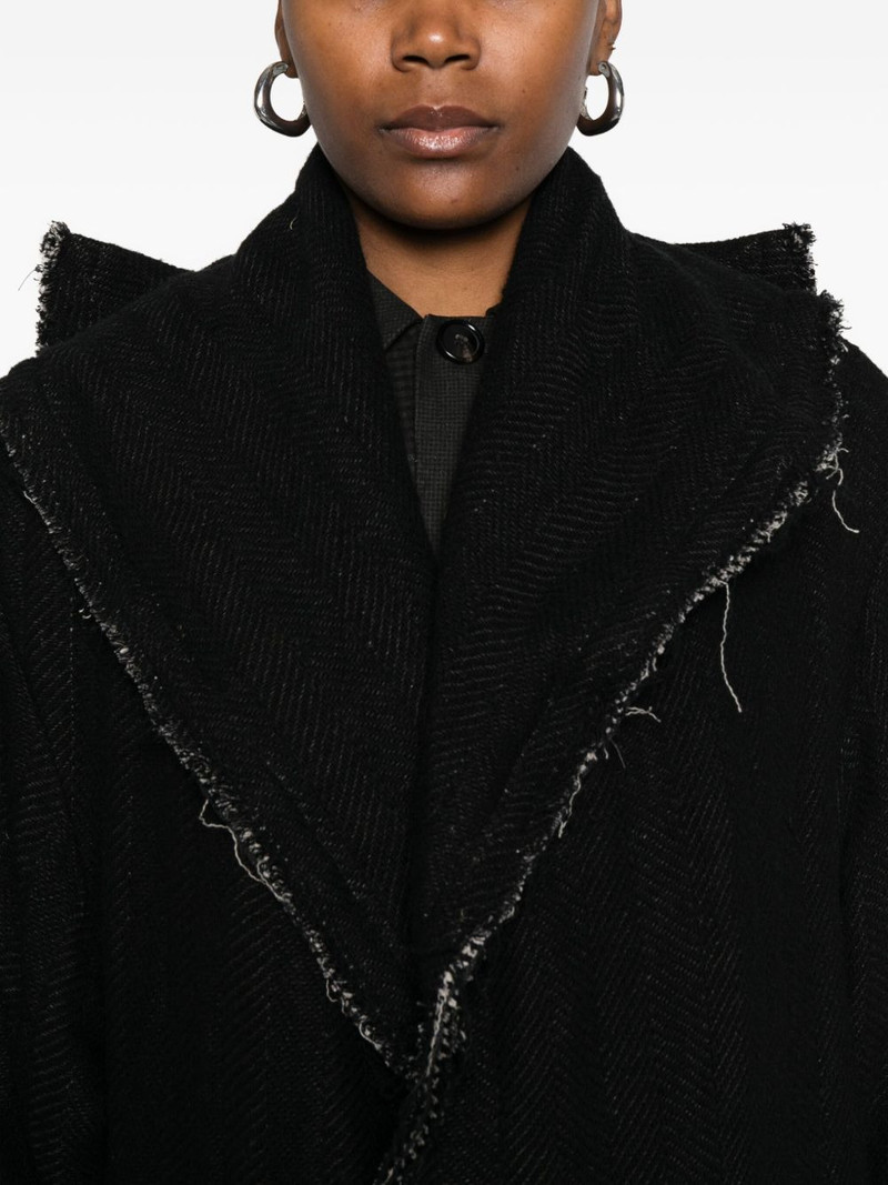 frayed-trim coat 5