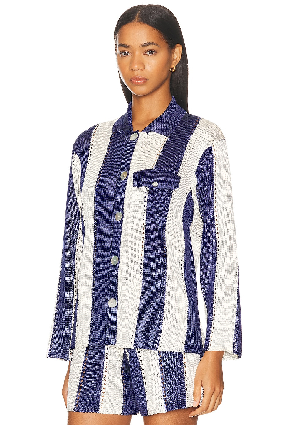 Cabana Stripe Long Sleeve Shirt - 2