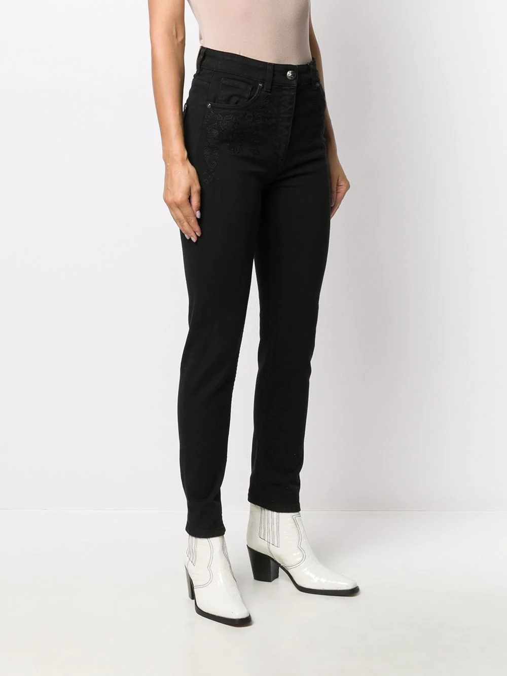 high-rise slim-fit jeans - 3