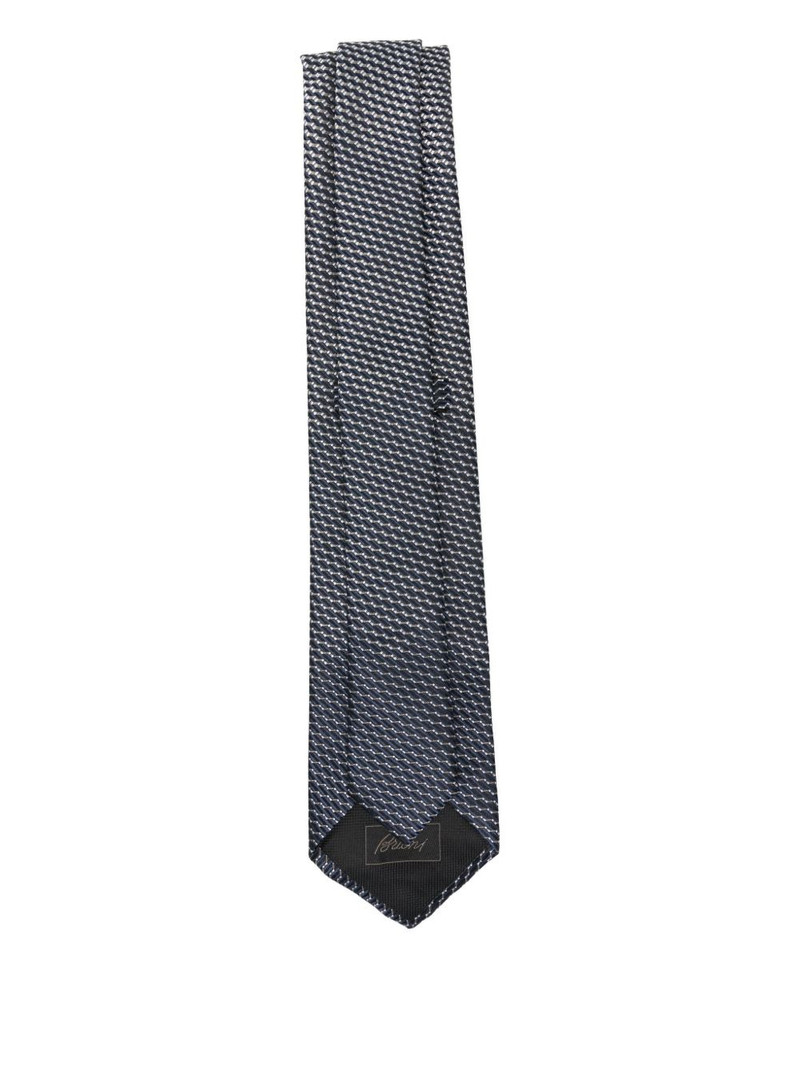 Brioni silk tie outlook