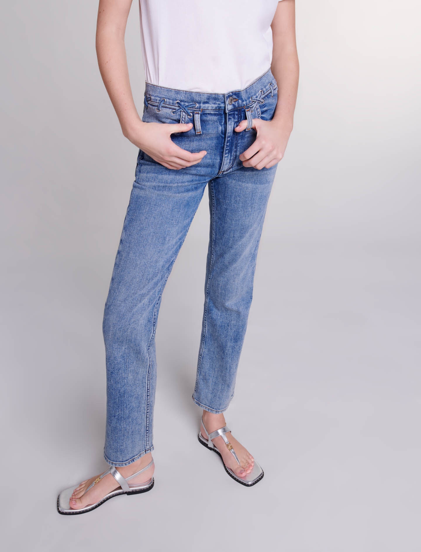 Jeans with braided details - 7