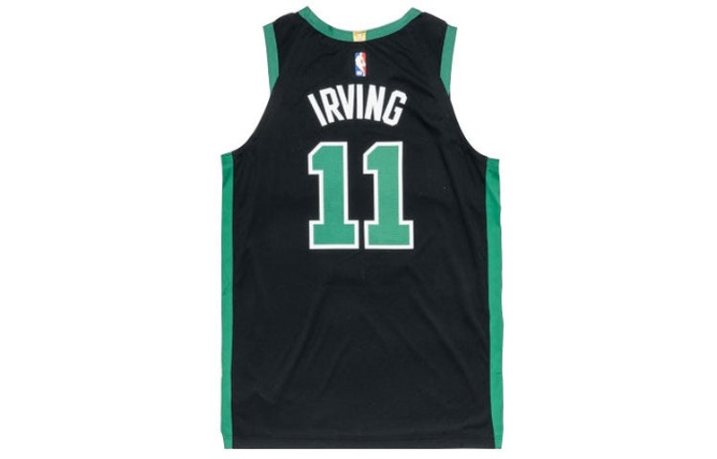 Nike Nike NBA Kyrie Irving Boston Celtics Stitched Vaporknit Jersey Black AV2621-010 outlook