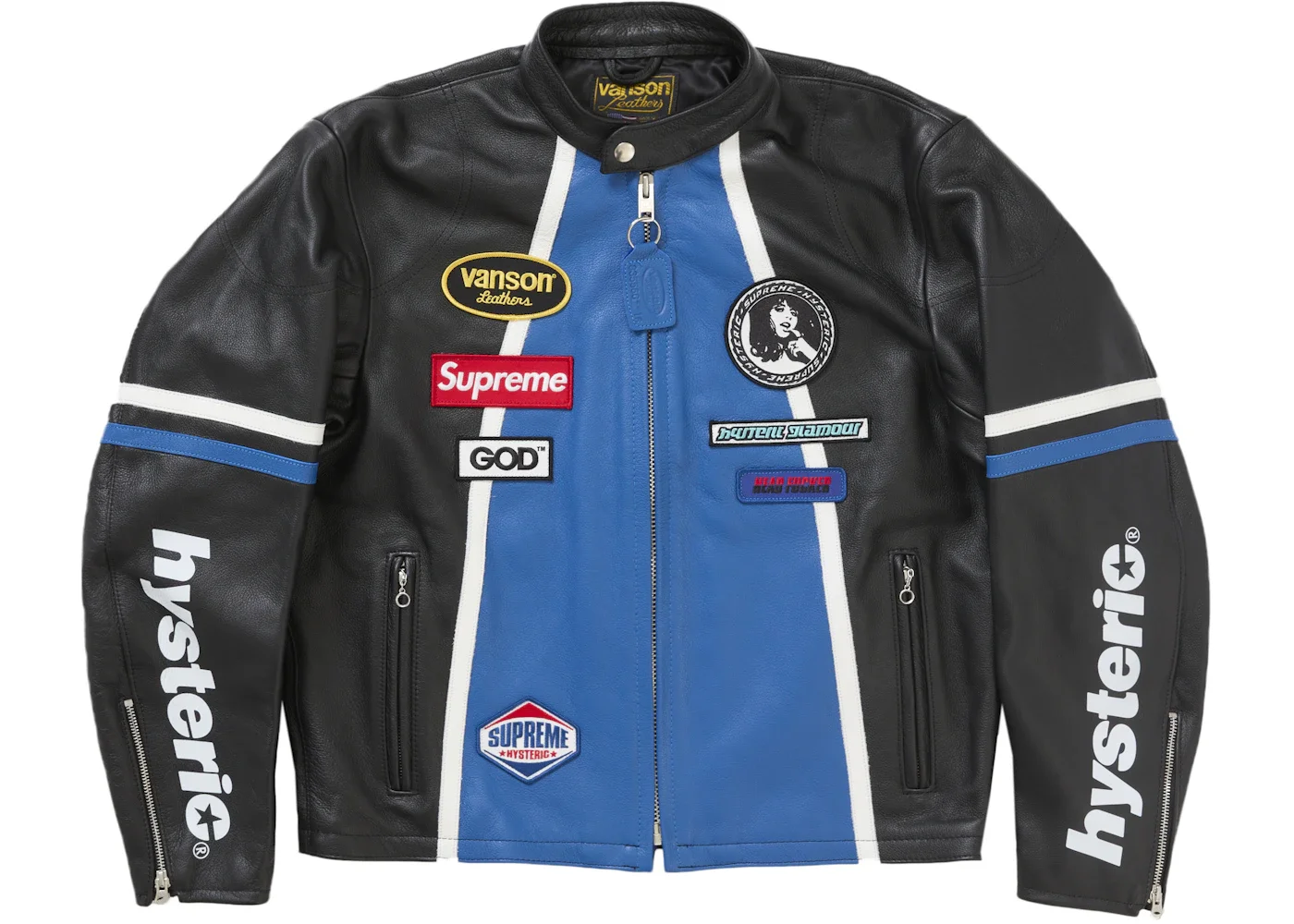 Supreme Hysteric Glamour Vanson Leather Jacket Black - 1
