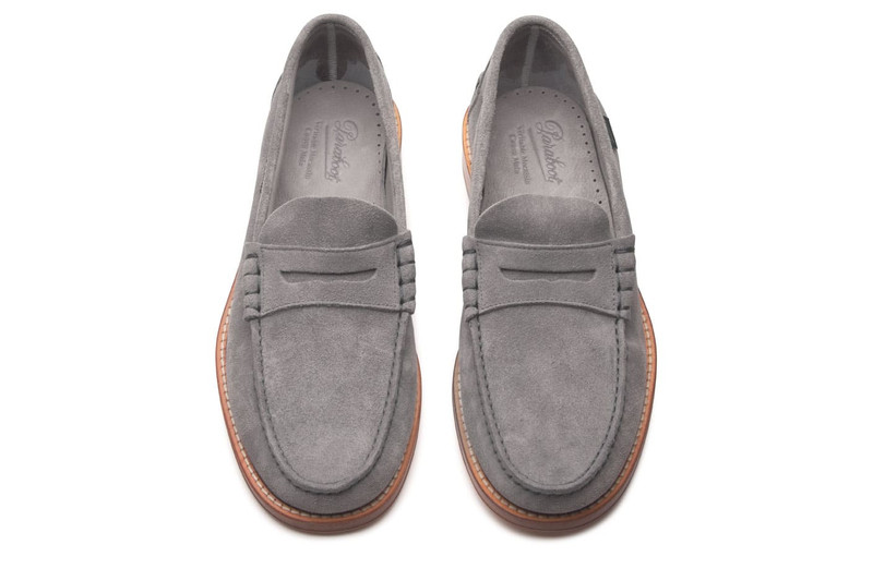 Coraux Velours Zinc - Leather Sole 4