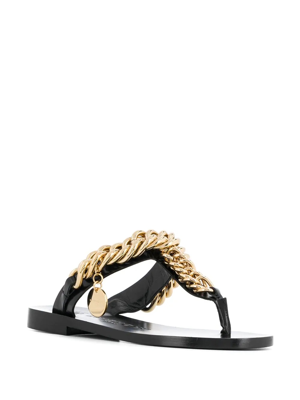 chain-detail sandals - 2