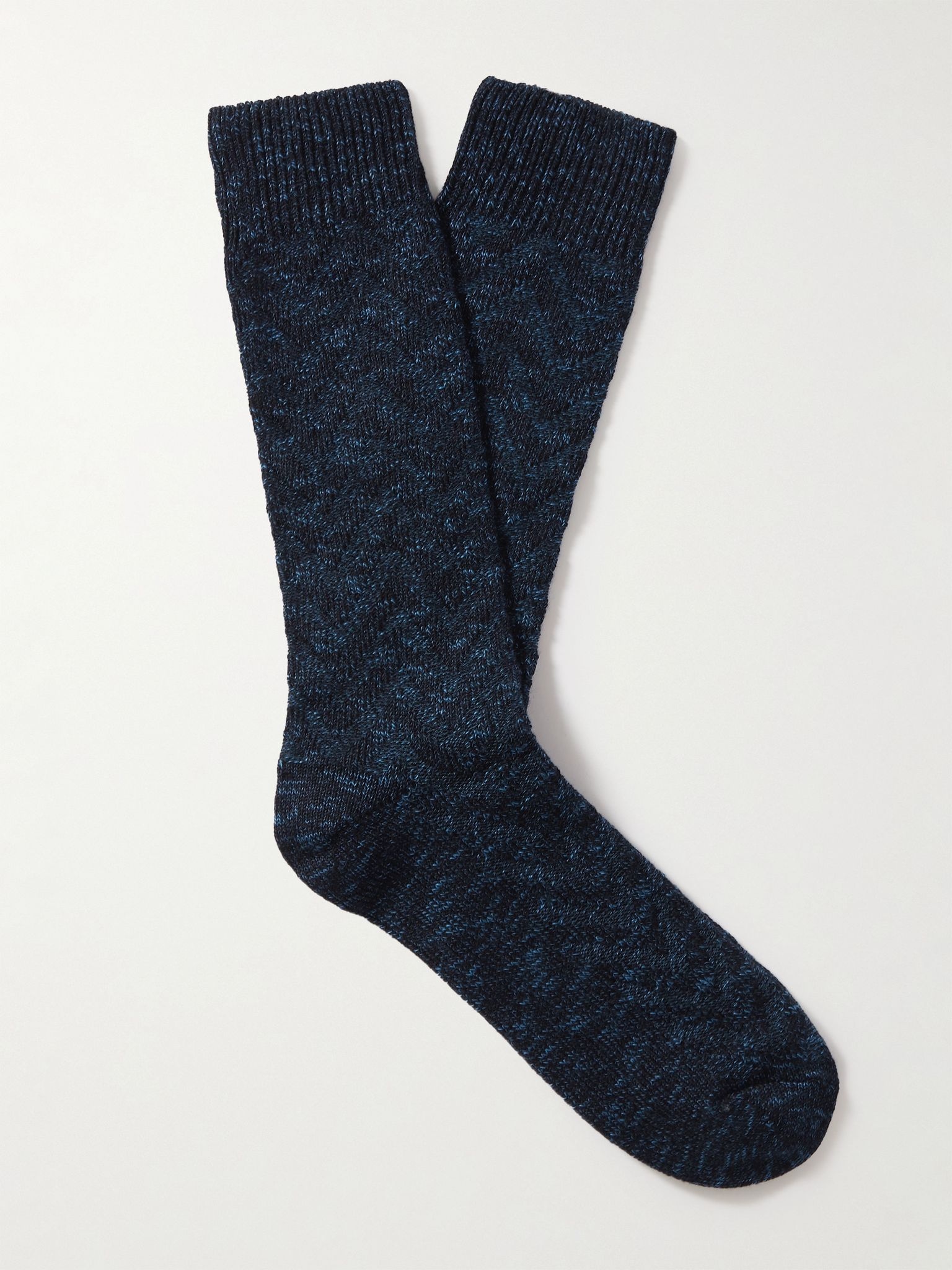 Maxi Chevron Micro Modal-Blend Socks - 1