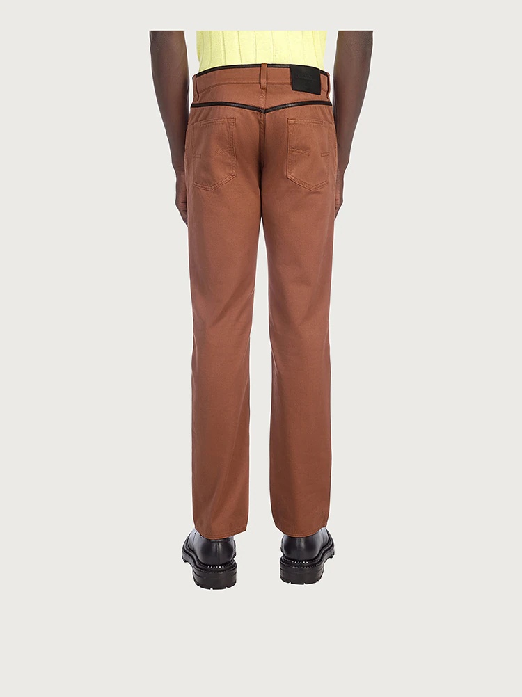 DENIM 5 POCKET TROUSERS - 4